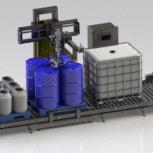 產品中心 1000l灌裝機 1000l液面式多用途防爆灌裝機本設備是1000l液